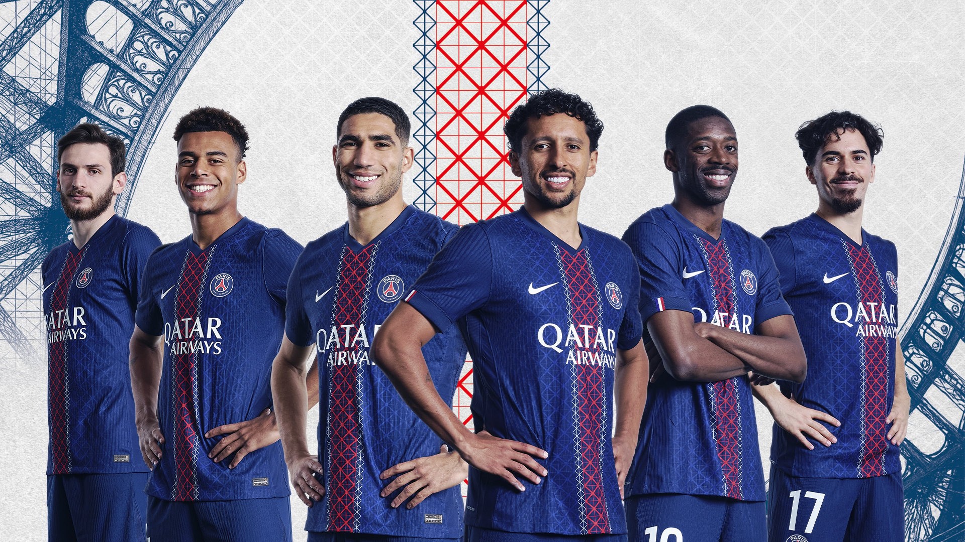 Le PSG S inspire De La Tour Eiffel Pour Son Nouveau Maillot Domicile 