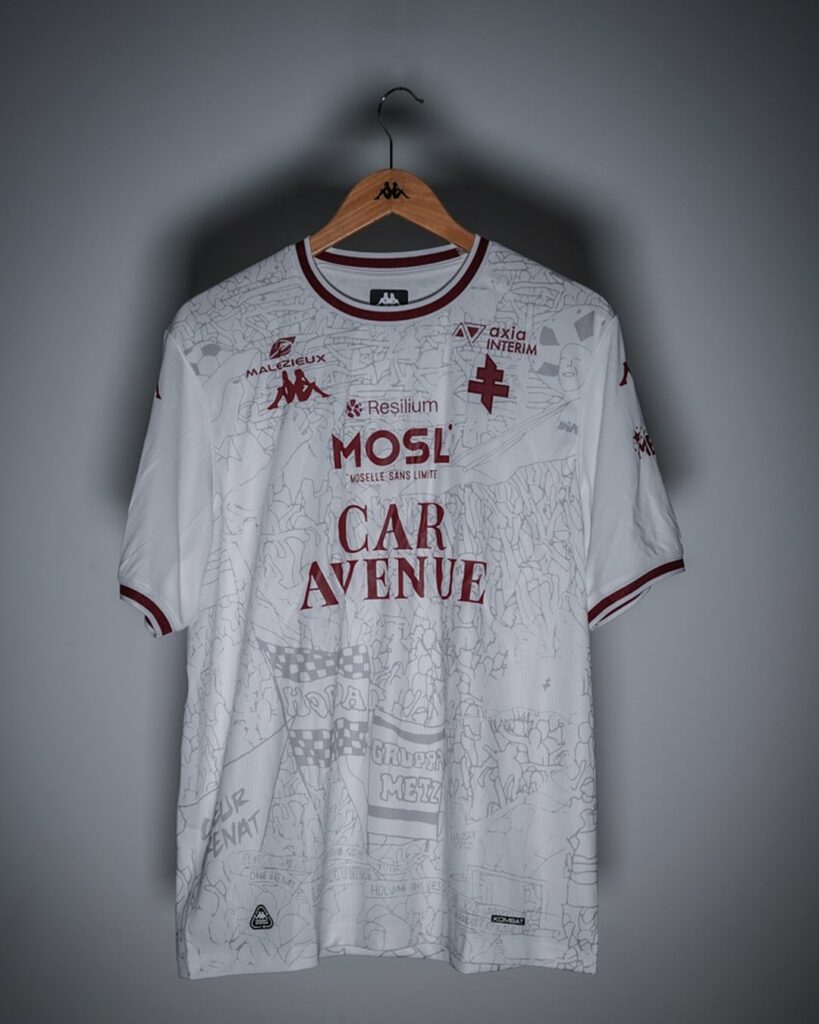 Nouveau maillot extérieur du FC Metz pour la saison 2025-2026