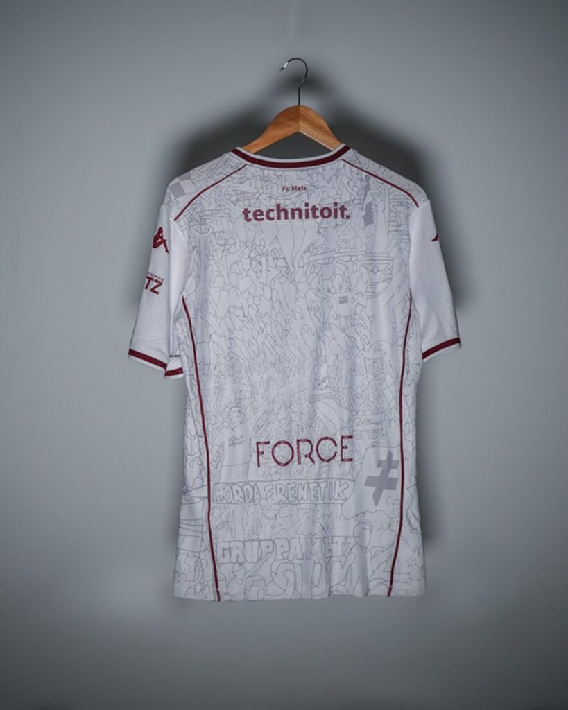 Nouveau maillot extérieur du FC Metz pour la saison 2025-2026