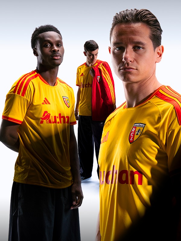 Avec adidas, le RC Lens dévoile son nouveau maillot domicile 2026-2027